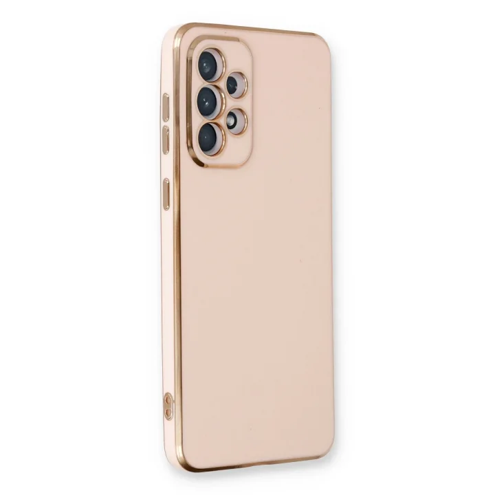 Mey İthalat®  Samsung Galaxy A33 5G Kılıf Volet Silikon - Pembe