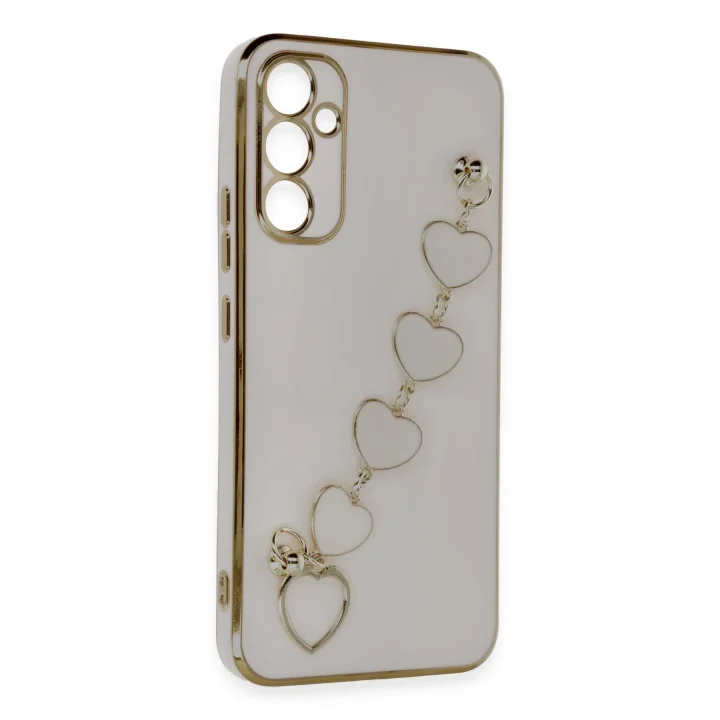 Mey İthalat®  Samsung Galaxy A34 5G Kılıf Esila Silikon - Pudra