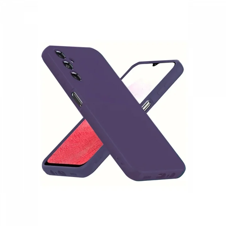 Mey İthalat®  Samsung Galaxy A34 5G Kılıf First Silikon - Mor
