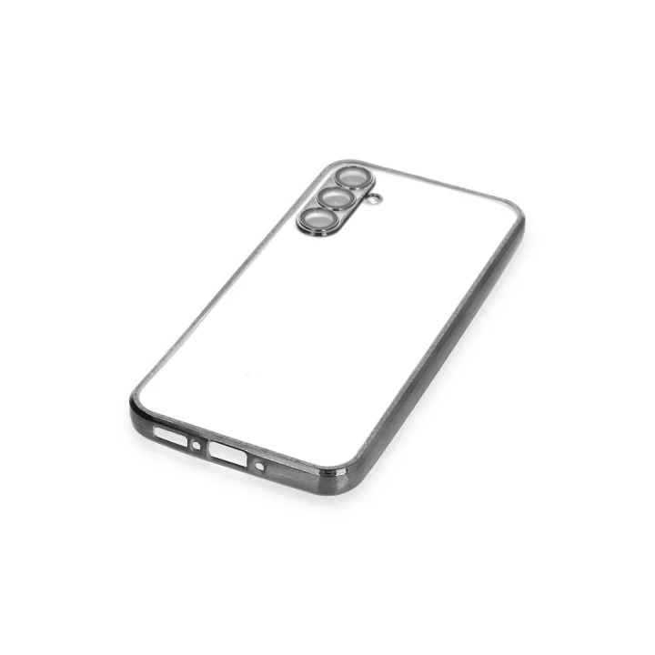 Mey İthalat®  Samsung Galaxy A34 5G Kılıf  Lensli Silikon - Siyah