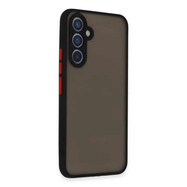 Mey İthalat®  Samsung Galaxy A34 5G Kılıf Montreal Silikon Kapak - Siyah