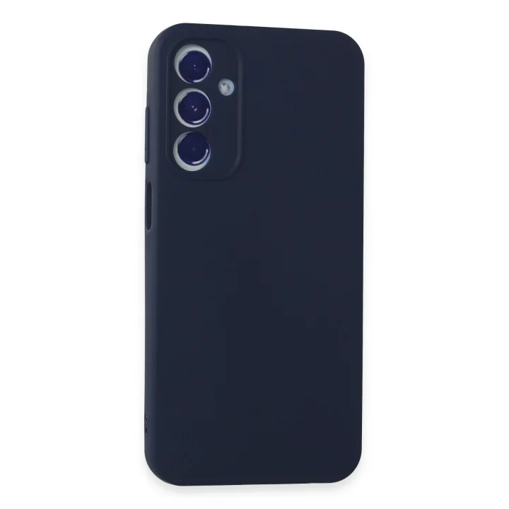 Mey İthalat®  Samsung Galaxy A35 5G Kılıf First Silikon - Lacivert