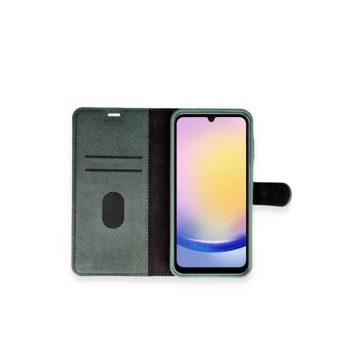 Mey İthalat®  Samsung Galaxy A35 5G Kılıf Trend S Plus Kapaklı Kılıf - Taba