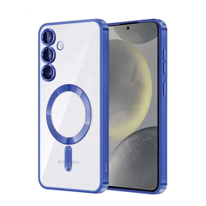 Mey İthalat®  Samsung Galaxy A35 5G Kross Magneticsafe Kapak - Lacivert