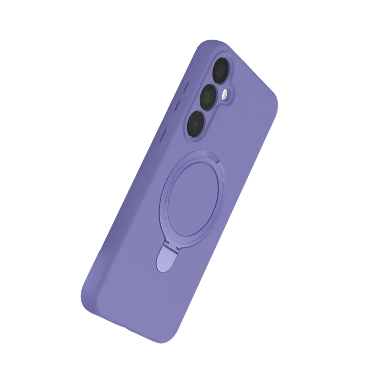 Mey İthalat®  Samsung Galaxy A35 5G Regal Magsafe Standlı Kapak - Lila