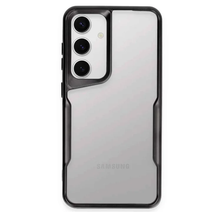 Mey İthalat®  Samsung Galaxy A36 Kılıf Boyi Silikon Kapak - Siyah