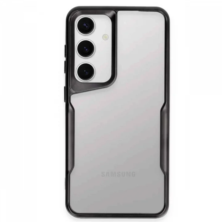 Mey İthalat®  Samsung Galaxy A36 Kılıf Boyi Silikon Kapak - Siyah