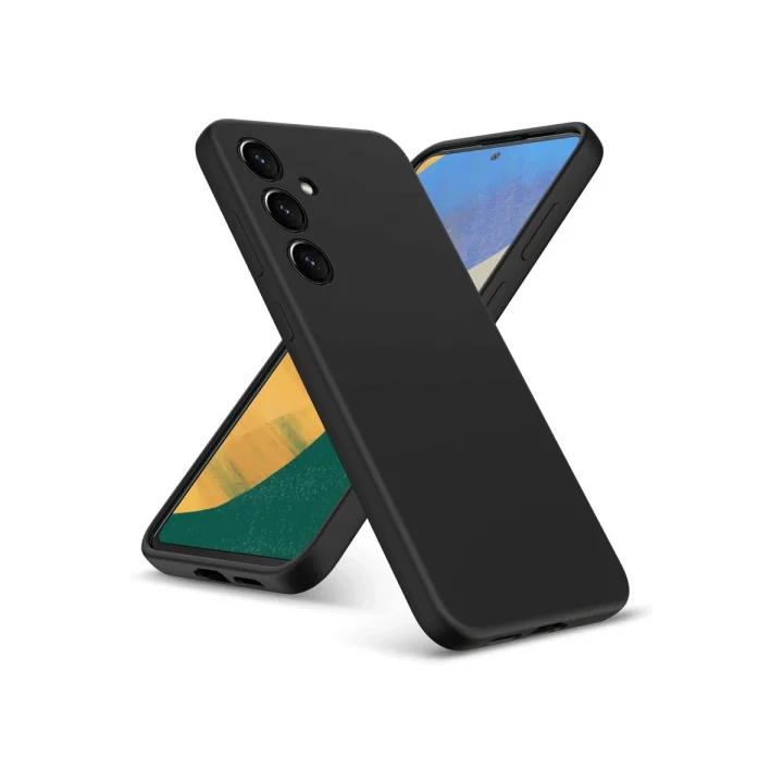 Mey İthalat®  Samsung Galaxy A36 Kılıf Nano içi Kadife Silikon - Siyah