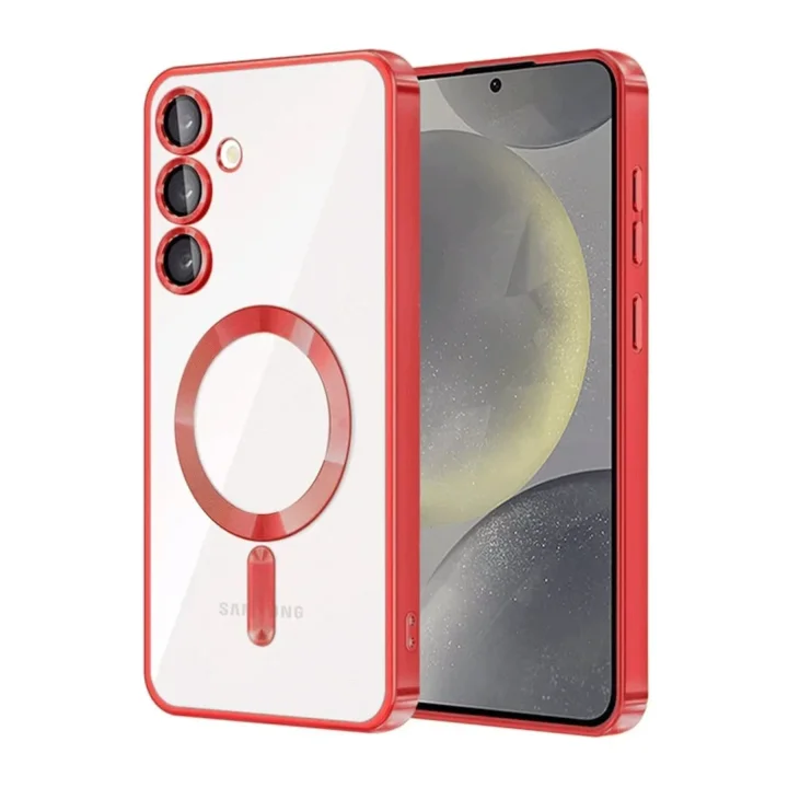 Mey İthalat®  Samsung Galaxy A36 Kross Magneticsafe Kapak - Kırmızı