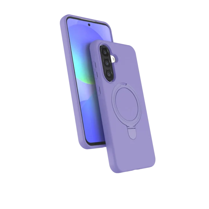 Mey İthalat®  Samsung Galaxy A36 Regal Magsafe Standlı Kapak - Lila