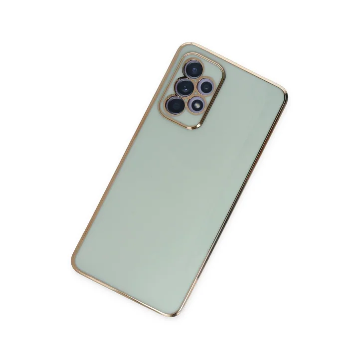 Mey İthalat®  Samsung Galaxy A52 Kılıf Volet Silikon - Açık Yeşil