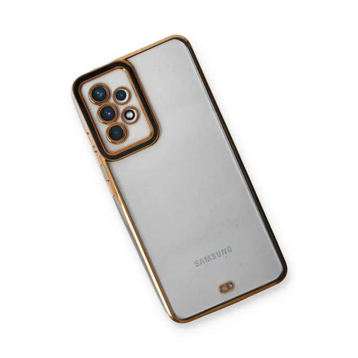 Mey İthalat®  Samsung Galaxy A53 5G Kılıf Liva Lens Silikon - Siyah