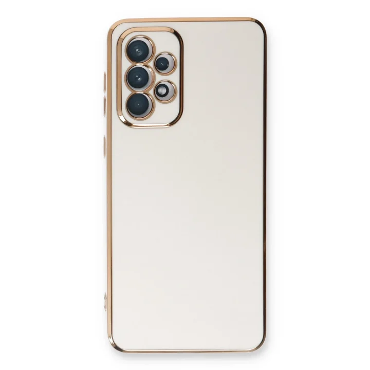 Mey İthalat®  Samsung Galaxy A53 5G Kılıf Volet Silikon - Beyaz
