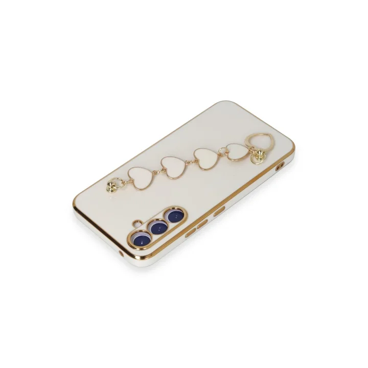 Mey İthalat®  Samsung Galaxy A54 5G Kılıf Esila Silikon - Beyaz