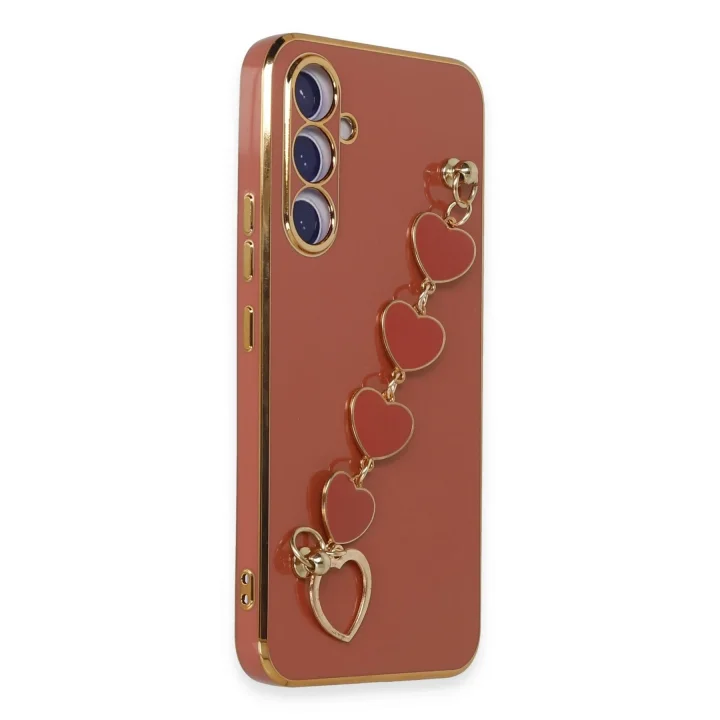 Mey İthalat®  Samsung Galaxy A54 5G Kılıf Esila Silikon - Kırmızı