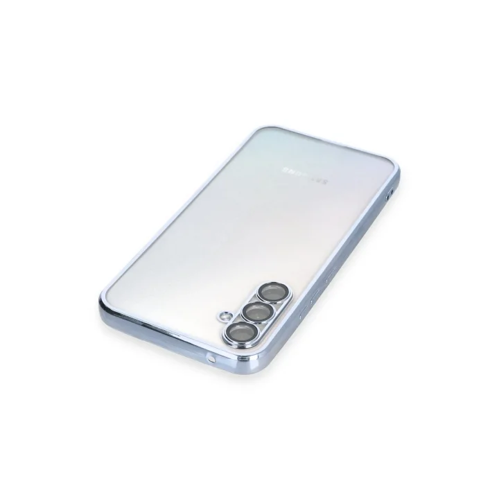 Mey İthalat®  Samsung Galaxy A54 5G Kılıf  Lensli Silikon - Açık Mavi