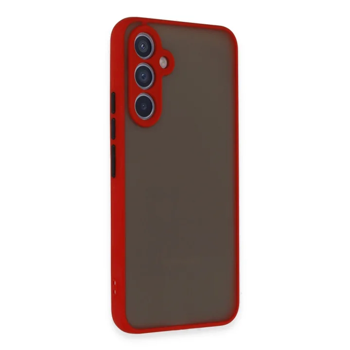 Mey İthalat®  Samsung Galaxy A54 5G Kılıf Montreal Silikon Kapak - Kırmızı