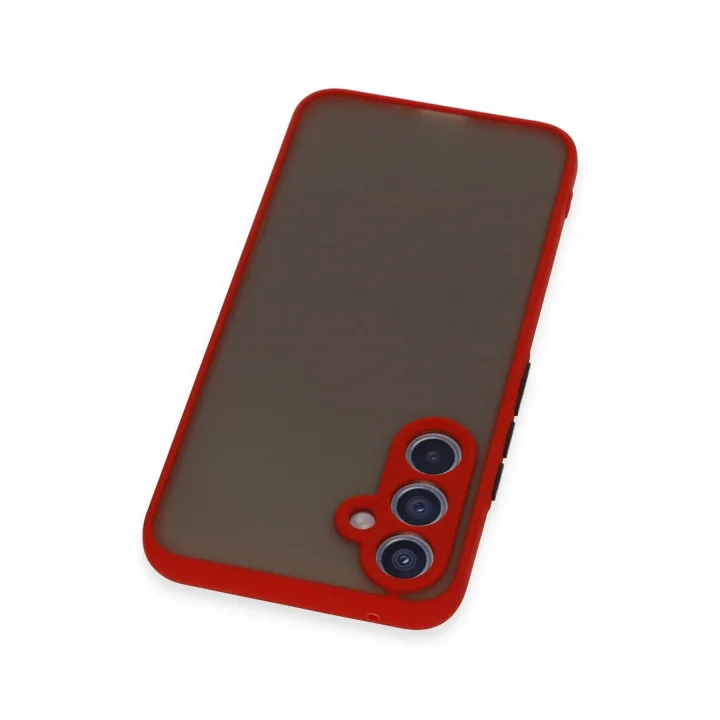 Mey İthalat®  Samsung Galaxy A54 5G Kılıf Montreal Silikon Kapak - Kırmızı