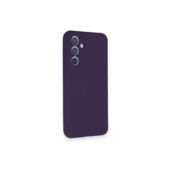Mey İthalat®  Samsung Galaxy A54 5G Kılıf Nano içi Kadife Silikon - Mor