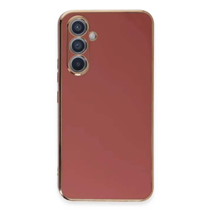 Mey İthalat®  Samsung Galaxy A54 5G Kılıf Volet Silikon - Kırmızı