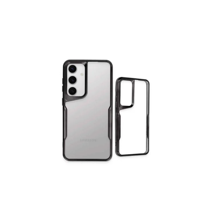 Mey İthalat®  Samsung Galaxy A55 5G Kılıf Boyi Silikon Kapak - Siyah