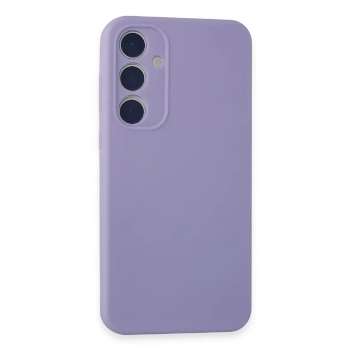 Mey İthalat®  Samsung Galaxy A55 5G Kılıf First Silikon - Lila