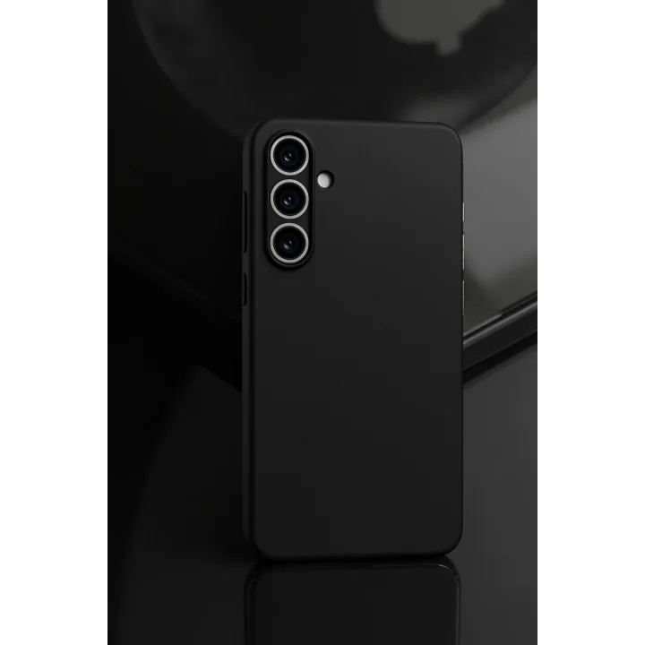 Mey İthalat®  Samsung Galaxy A55 5G Kılıf First Silikon - Siyah