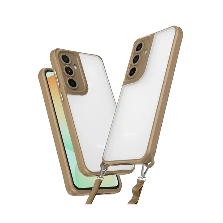 Mey İthalat®  Samsung Galaxy A55 5G Kılıf Penta Silikon Kılıf - Çöl Titanyum