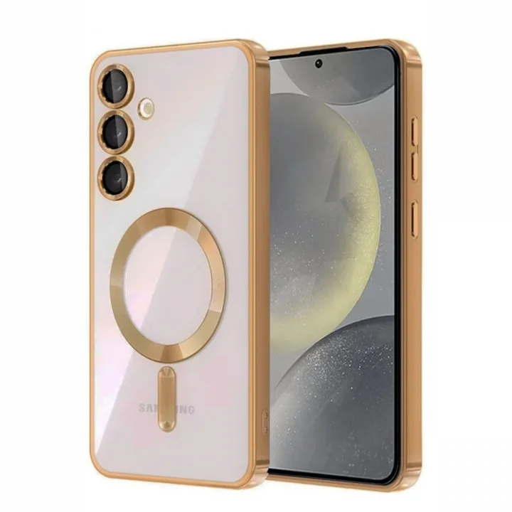 Mey İthalat®  Samsung Galaxy A55 5G Kross Magneticsafe Kapak - Çöl Titanyum