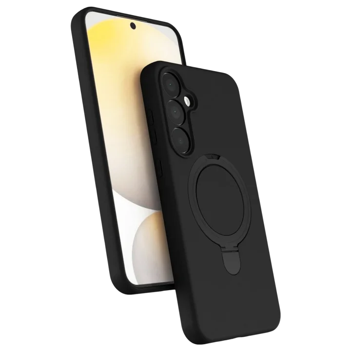 Mey İthalat®  Samsung Galaxy A55 5G Regal Magsafe Standlı Kapak - Siyah