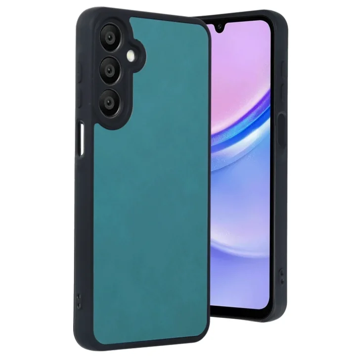 Mey İthalat®  Samsung Galaxy A56 Kılıf Aras Deri Kapak - Açık Yeşil