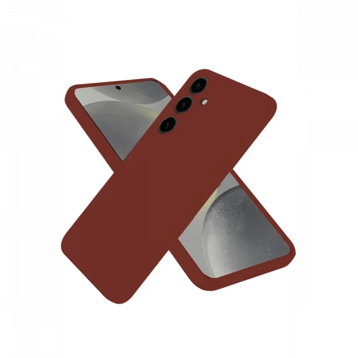 Mey İthalat®  Samsung Galaxy A56 Kılıf First Silikon - Bordo