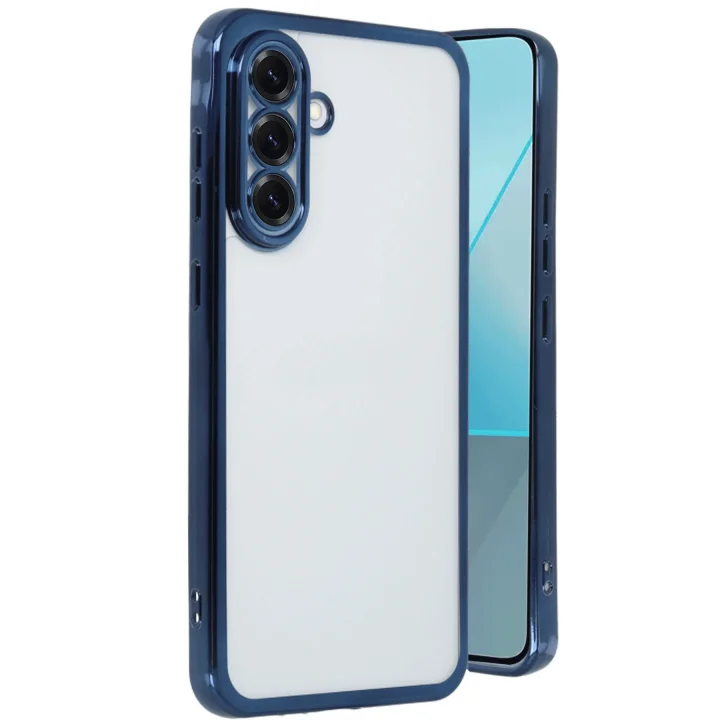 Mey İthalat®  Samsung Galaxy A56 Kılıf  Lensli Silikon - Lacivert