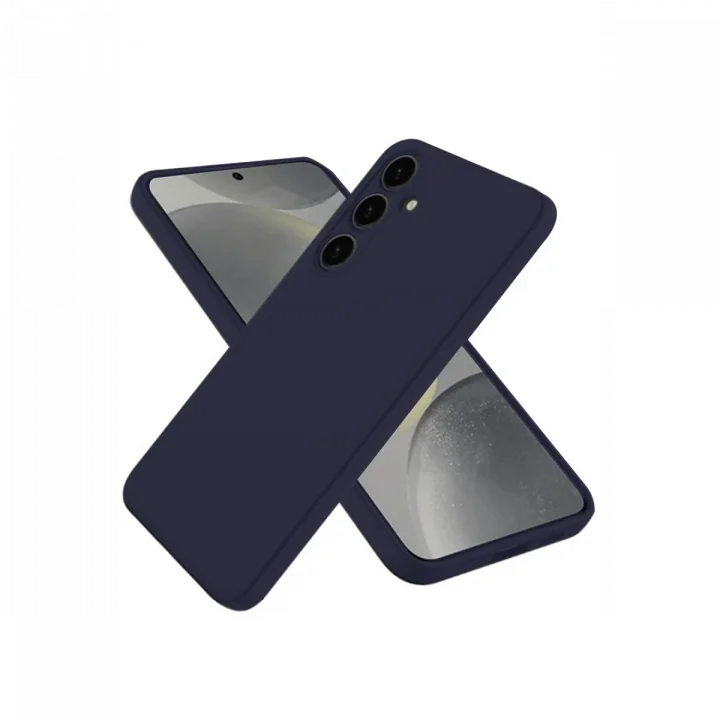 Mey İthalat®  Samsung Galaxy A56 Kılıf Nano içi Kadife Silikon - Lacivert