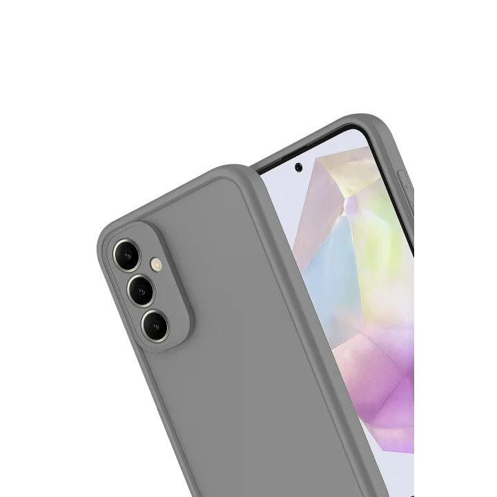 Mey İthalat®  Samsung Galaxy A56 Kılıf Viera Silikon - Gri