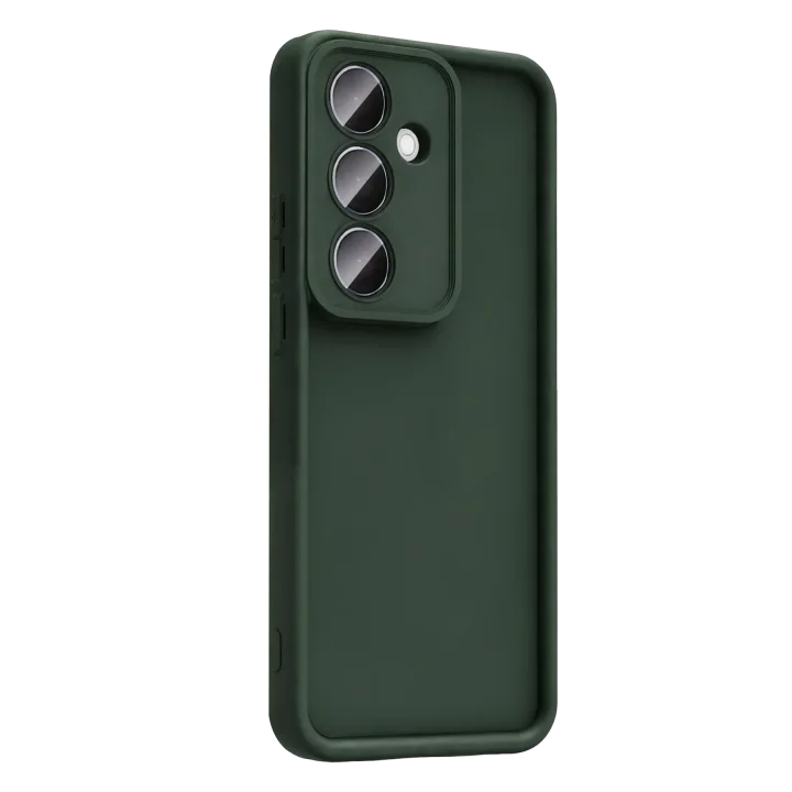 Mey İthalat®  Samsung Galaxy A57 5G Viera Silikon - Koyu Yeşil