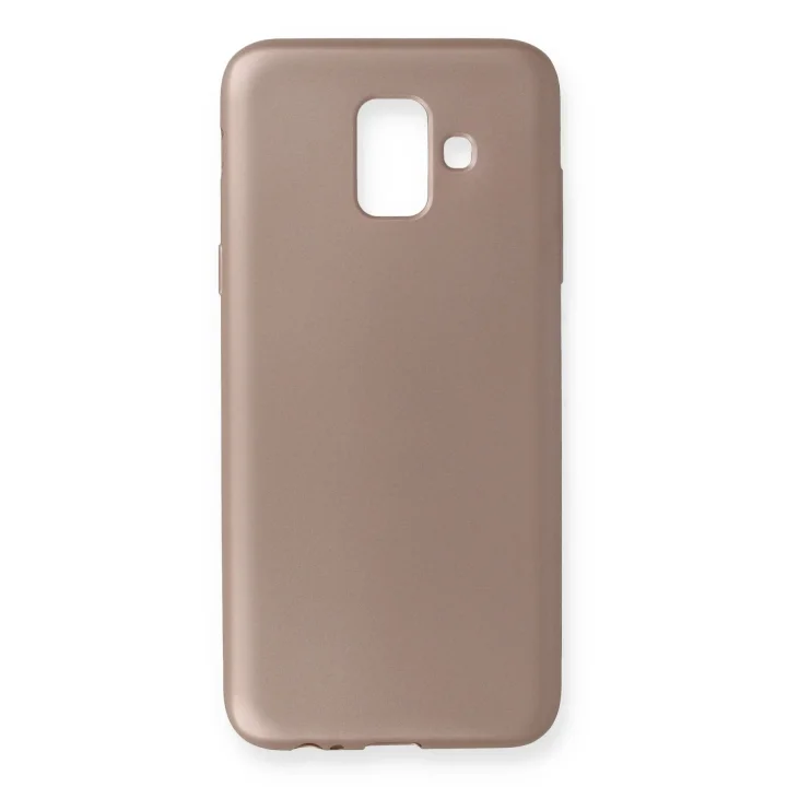 Mey İthalat®  Samsung Galaxy A6 2018 Kılıf First Silikon - Rose Gold