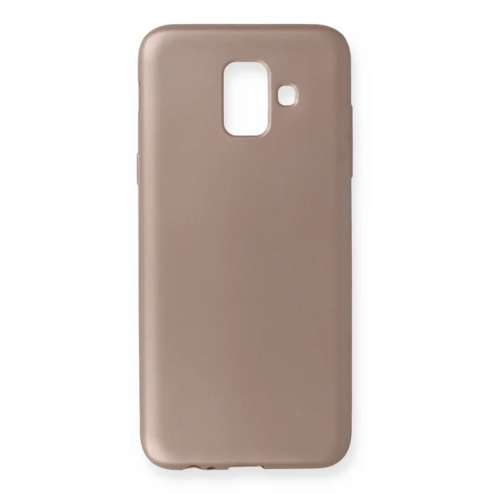 Mey İthalat®  Samsung Galaxy A6 2018 Kılıf First Silikon - Rose Gold