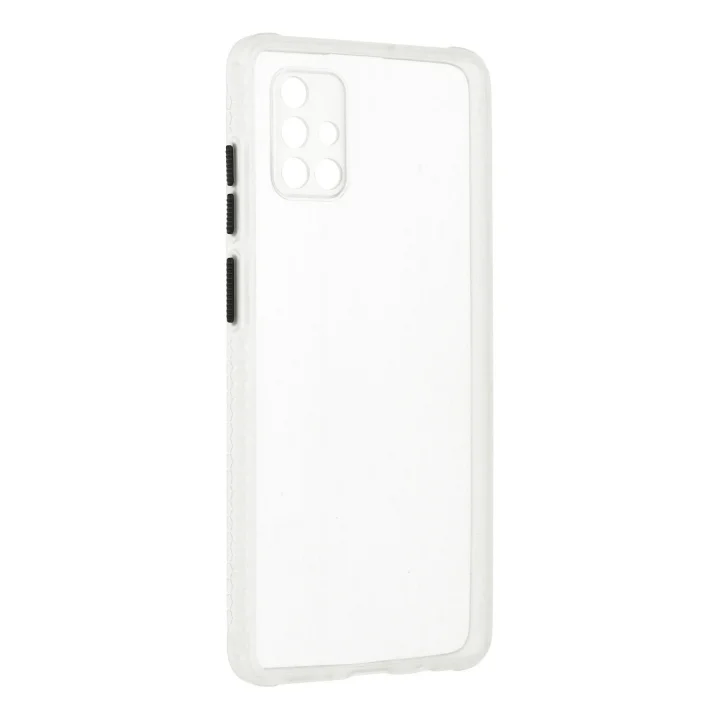 Mey İthalat®  Samsung Galaxy A71 Kılıf Miami Şeffaf Silikon - Şeffaf