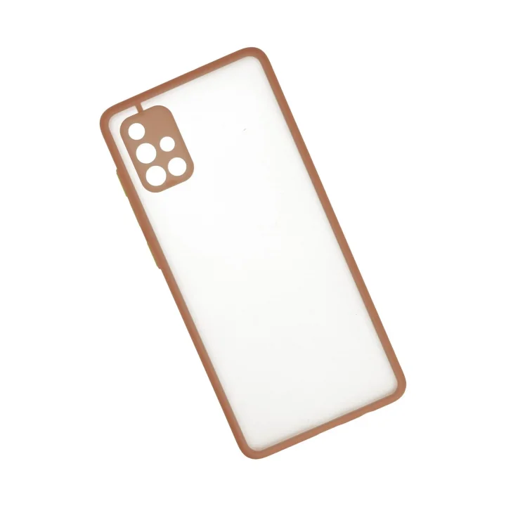 Mey İthalat®  Samsung Galaxy A71 Kılıf Montreal Silikon Kapak - Pembe