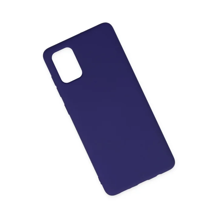 Mey İthalat®  Samsung Galaxy A71 Kılıf Nano içi Kadife Silikon - Mor