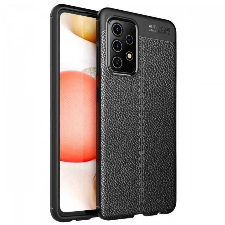 Mey İthalat®  Samsung Galaxy A72 Kılıf Auto Focus Kapak - Siyah