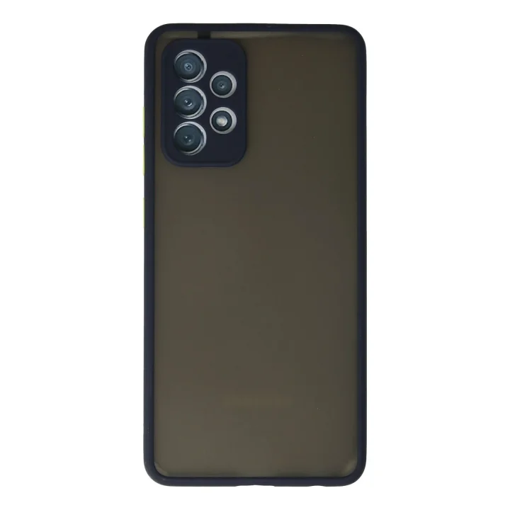 Mey İthalat®  Samsung Galaxy A72 Kılıf Montreal Silikon Kapak - Lacivert