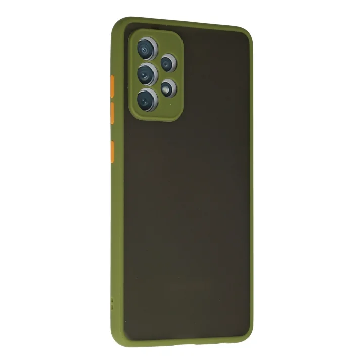 Mey İthalat®  Samsung Galaxy A72 Kılıf Montreal Silikon Kapak - Yeşil