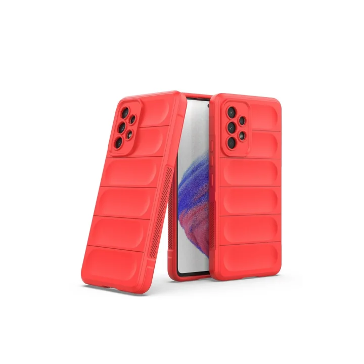 Mey İthalat®  Samsung Galaxy A73 5G Kılıf Optimum Silikon - Kırmızı