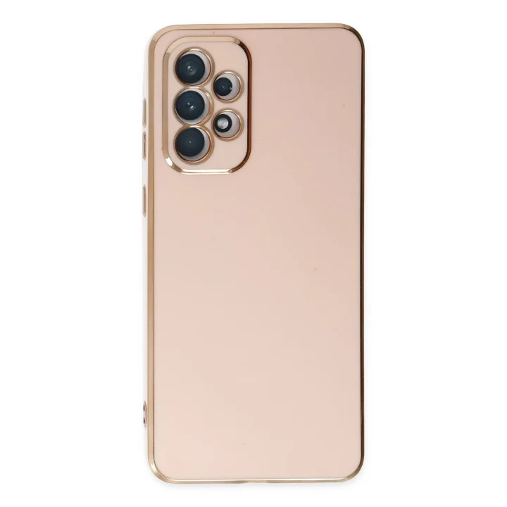 Mey İthalat®  Samsung Galaxy A73 5G Kılıf Volet Silikon - Pembe