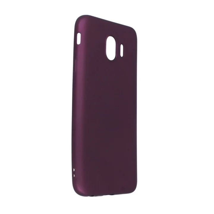 Mey İthalat®  Samsung Galaxy J4 Kılıf First Silikon - Mürdüm