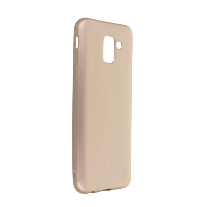 Mey İthalat®  Samsung Galaxy J6 Kılıf First Silikon - Gold