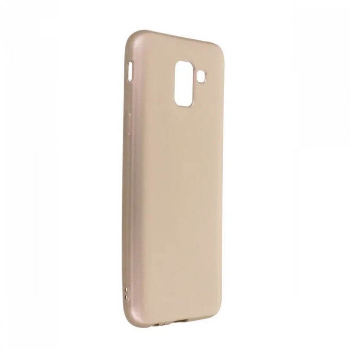 Mey İthalat®  Samsung Galaxy J6 Kılıf First Silikon - Gold