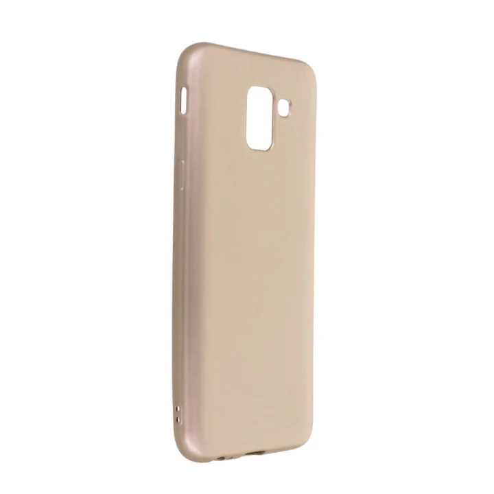 Mey İthalat®  Samsung Galaxy J6 Kılıf First Silikon - Gold